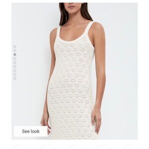 NWOT crochet white dress from Oysho